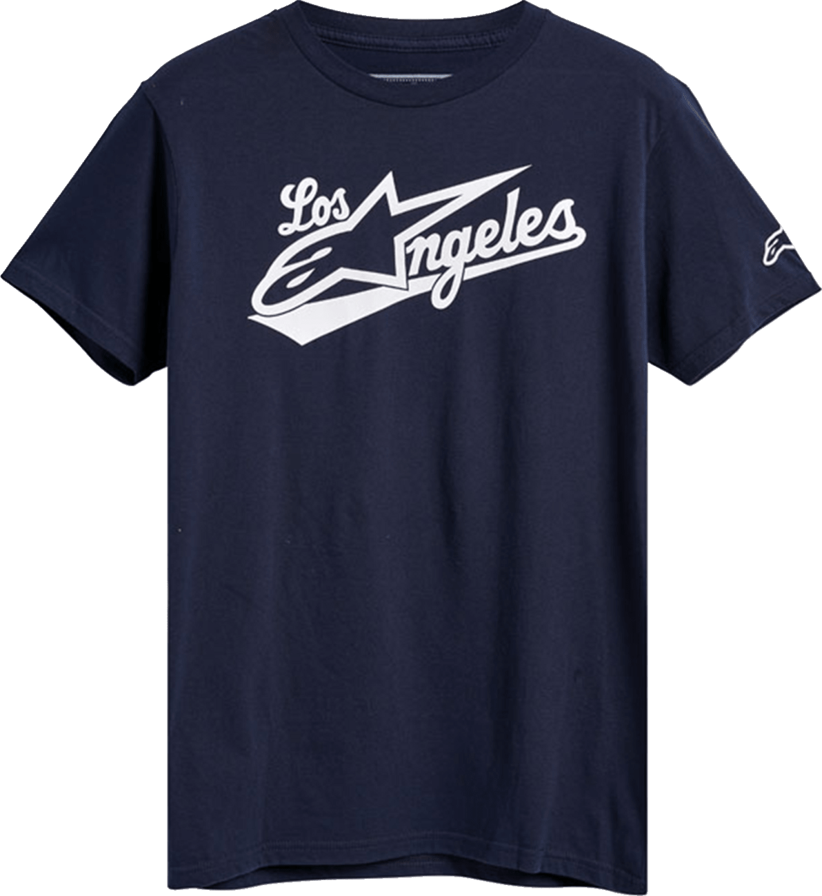 Alpinestars Los Angeles T-Shirt - Navy - XL (Part Number 12337222070XL) - Kelly Motorsports