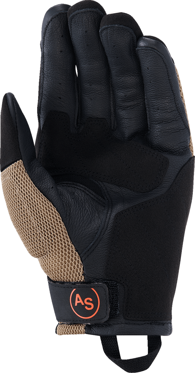 Alpinestars Manti Air Gloves - Dark Khaki/Black/Fluo Orange, Medium (Part Number 3570225-8038-M) - Kelly Motorsports