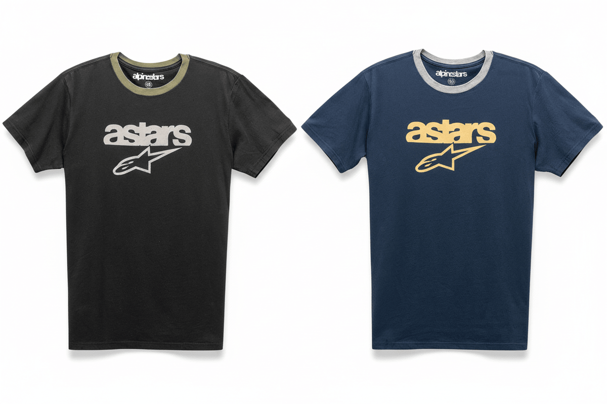 Alpinestars Match T-Shirt, 100% Cotton - Kelly Motorsports