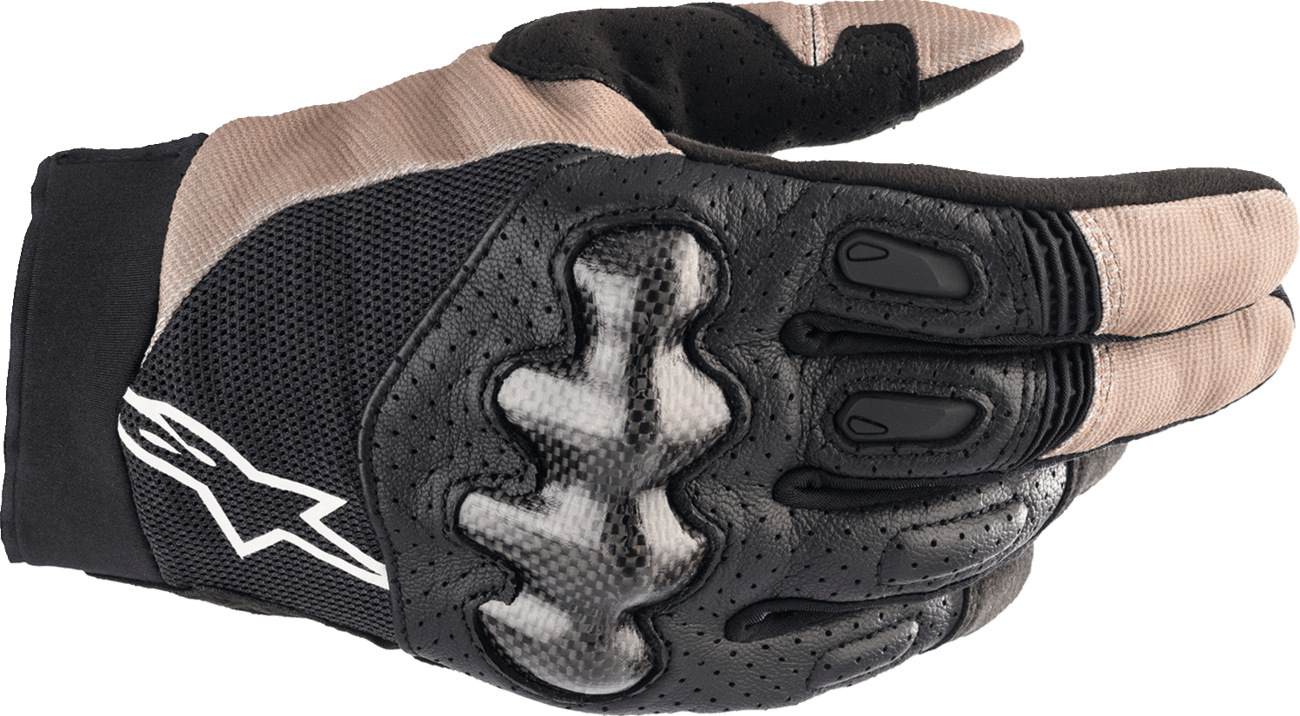 Alpinestars Megawatt V2 Off-Road Gloves - Stone/Black Medium (Part 3565023-9831-MD) - Kelly Motorsports