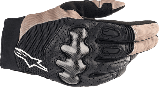 Alpinestars Megawatt V2 Off-Road Gloves - Stone/Black Medium (Part 3565023-9831-MD) - Kelly Motorsports