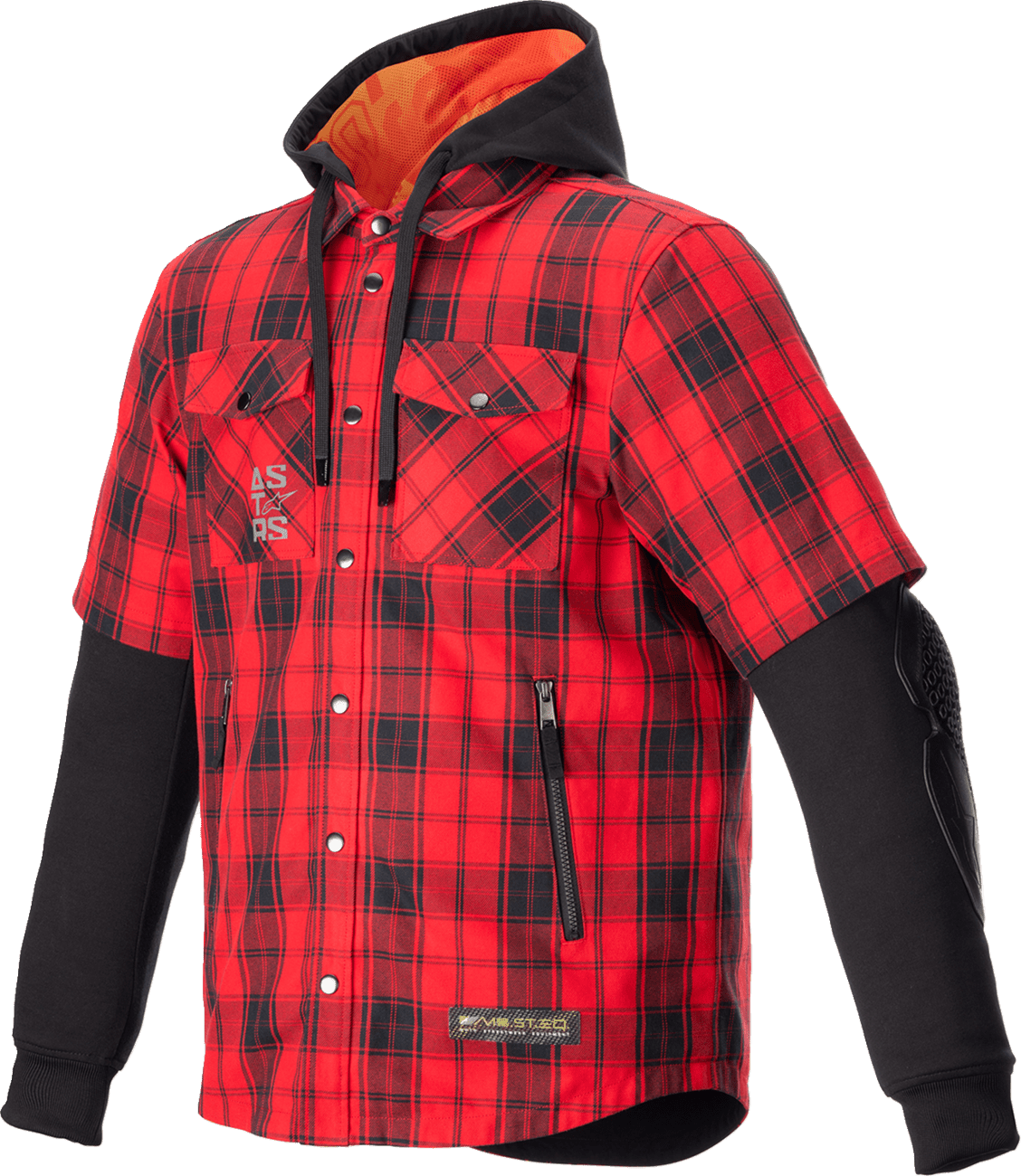 Alpinestars MO.ST.EQ Tartan Jacket Red/Black 4300424-3136 - Kelly Motorsports
