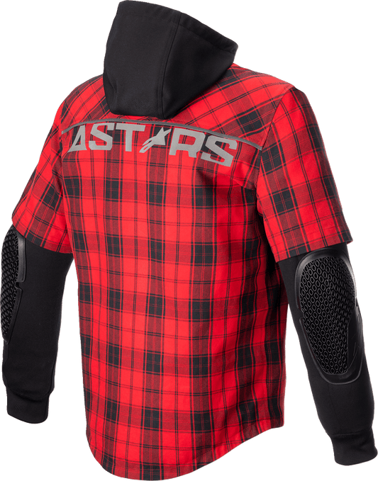Alpinestars MO.ST.EQ Tartan Jacket Red/Black 4300424-3136 - Kelly Motorsports