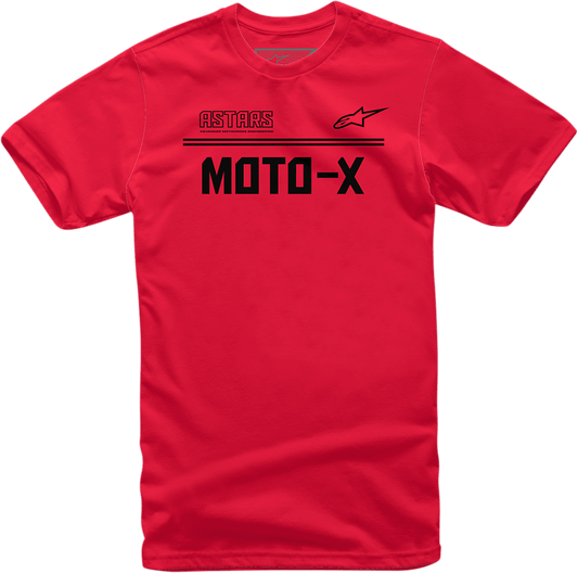 Alpinestars Moto X T-Shirt - Red/Black, XL - Part 1213720243010XL - Kelly Motorsports