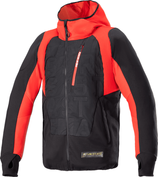 Alpinestars MSE Hybrid Hooded Jacket Black/Red 4201824-1463 - Kelly Motorsports