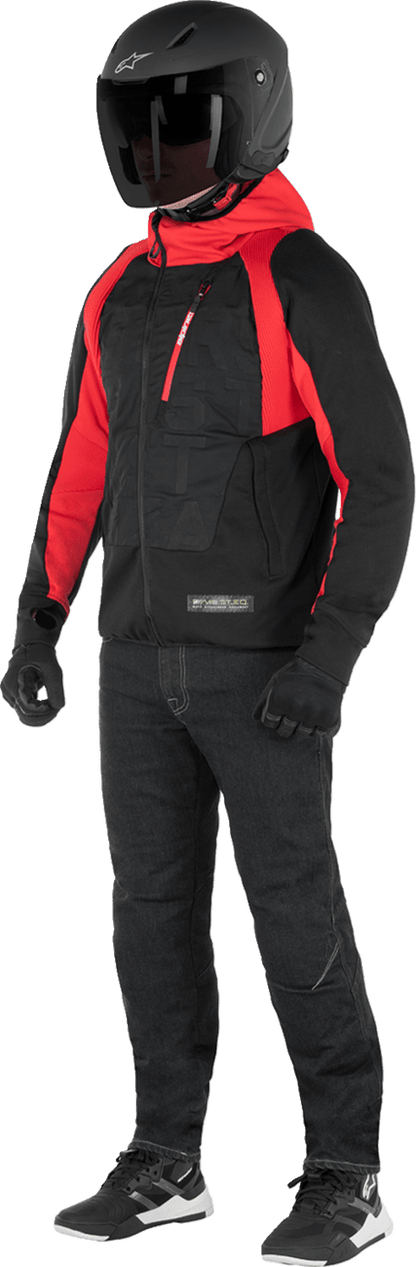 Alpinestars MSE Hybrid Hooded Jacket Black/Red 4201824-1463 - Kelly Motorsports