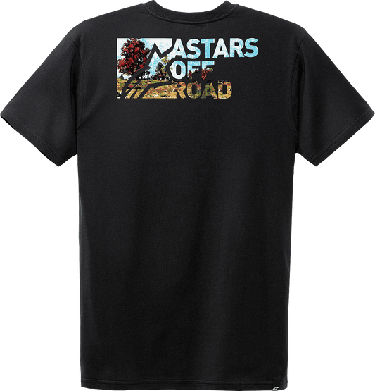Alpinestars Painted T-Shirt - Black, Size XL - 1232-72224-10XL - Kelly Motorsports