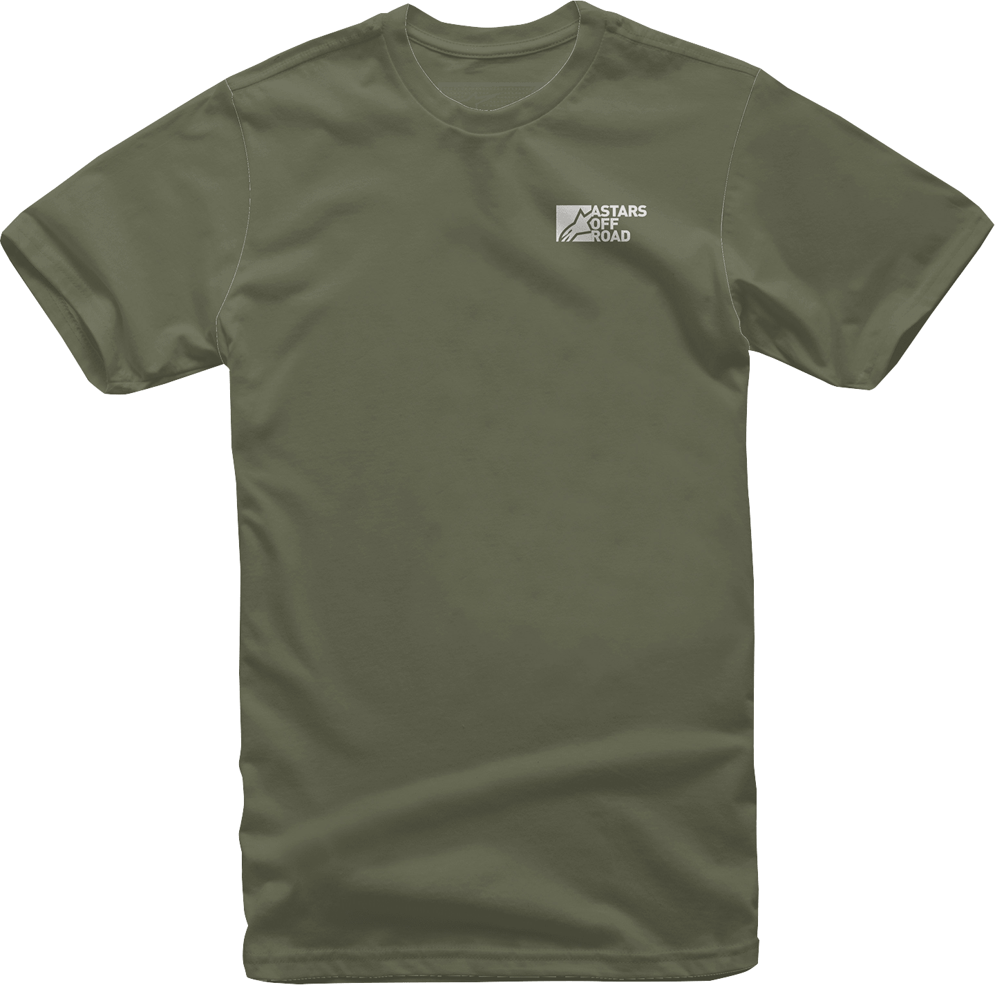 Alpinestars Painted T-Shirt in Military Green - XL (Part No. 1232-72224690XL) - Kelly Motorsports