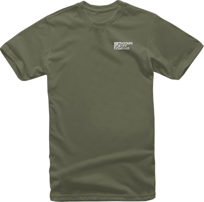 Alpinestars Painted T-Shirt in Military Green - XL (Part No. 1232-72224690XL) - Kelly Motorsports