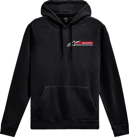 Alpinestars Par Pullover Hoodie 2XL - Black with Racing Logo Graphic - Kelly Motorsports
