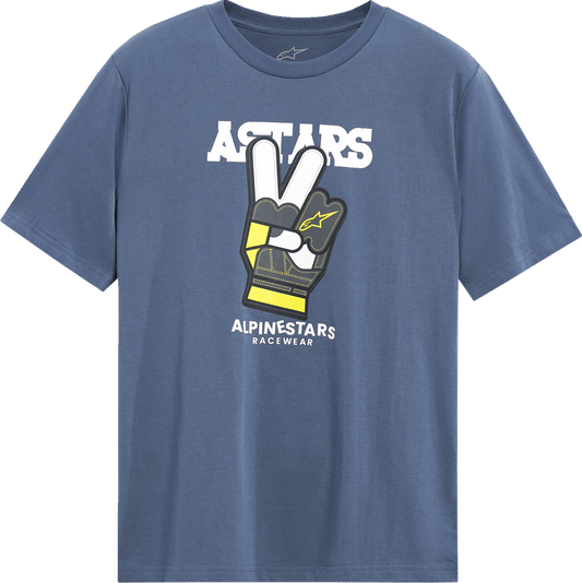 Alpinestars Peaceout CSF T-Shirt - Blue, Size XL - Part Number 1244-72120-734 - Kelly Motorsports