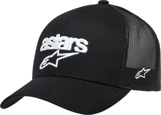 Alpinestars Pedigree Hat - Black and White, One Size - Part 1232-81040-1020 - Kelly Motorsports