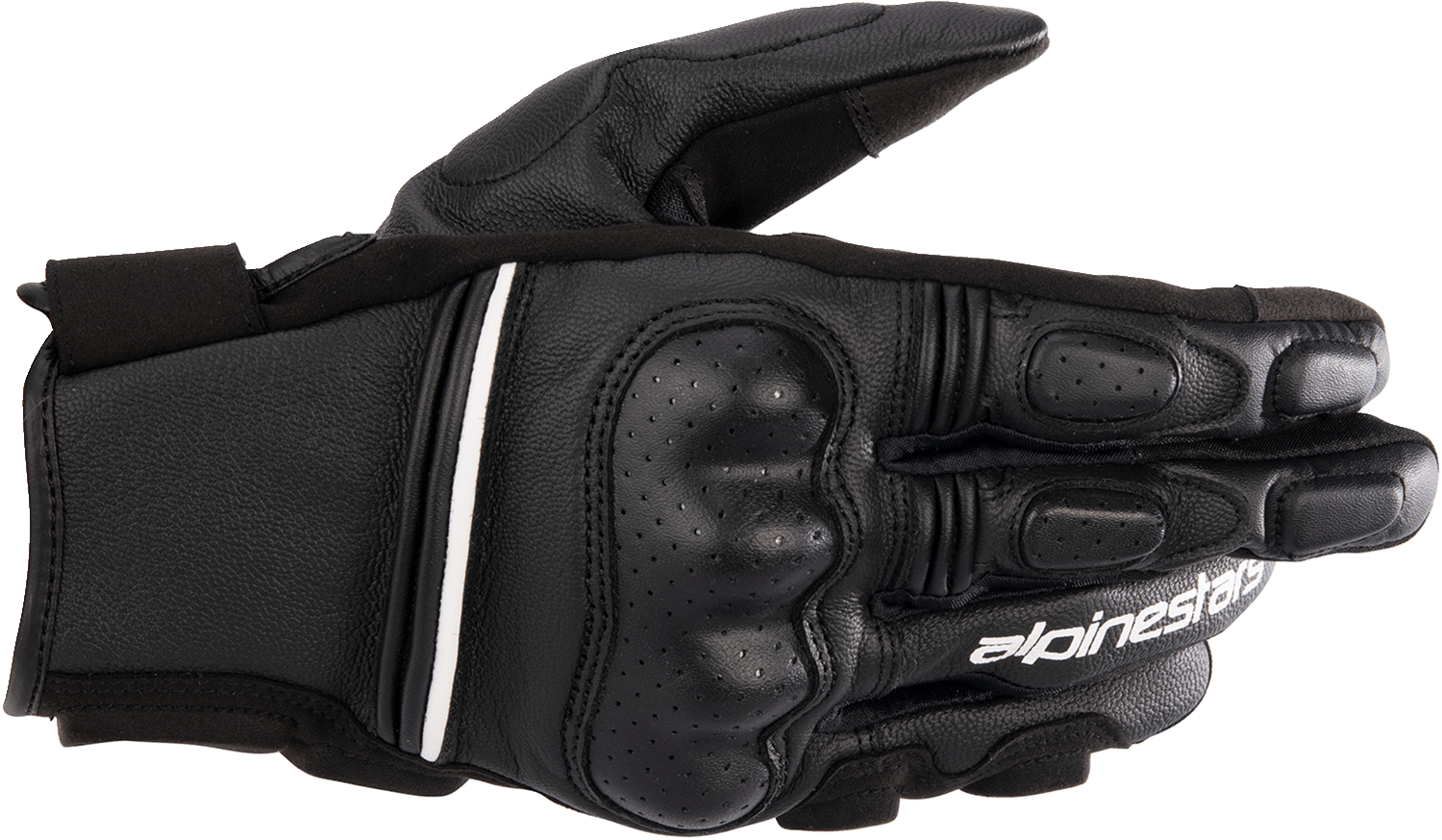 Alpinestars Phenom Gloves 2XL Black and White - Model 3501723-12-2X - Kelly Motorsports