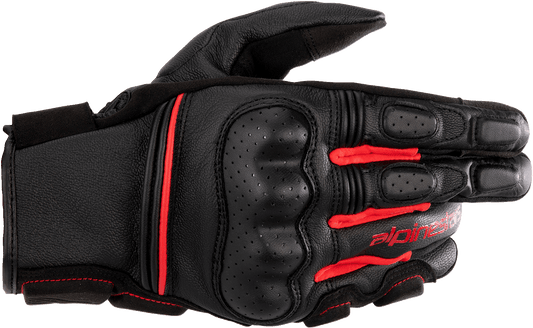 Alpinestars Phenom Gloves - Black and Bright Red, Size Small - Model 3501723-1303-S - Kelly Motorsports