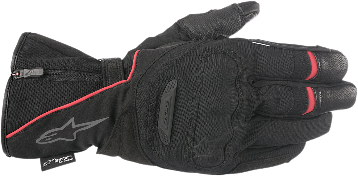 Alpinestars Primer Drystar® Gloves - Black/Red, Medium - Part 3528418-13-M - Kelly Motorsports
