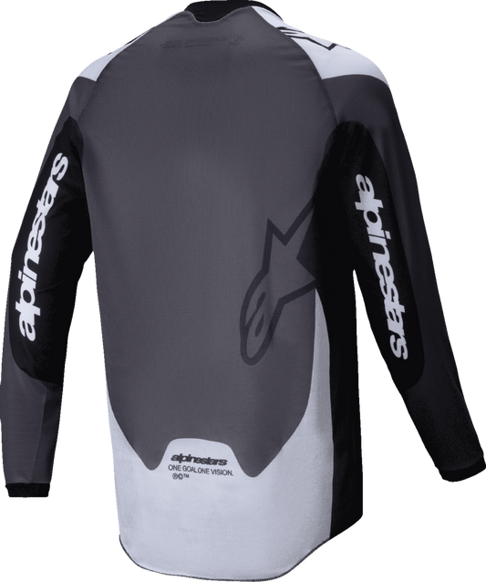 Alpinestars Pro-Dura Long-Sleeve Jersey Black/Magnet White XL - Durable Enduro Riding Gear - Kelly Motorsports