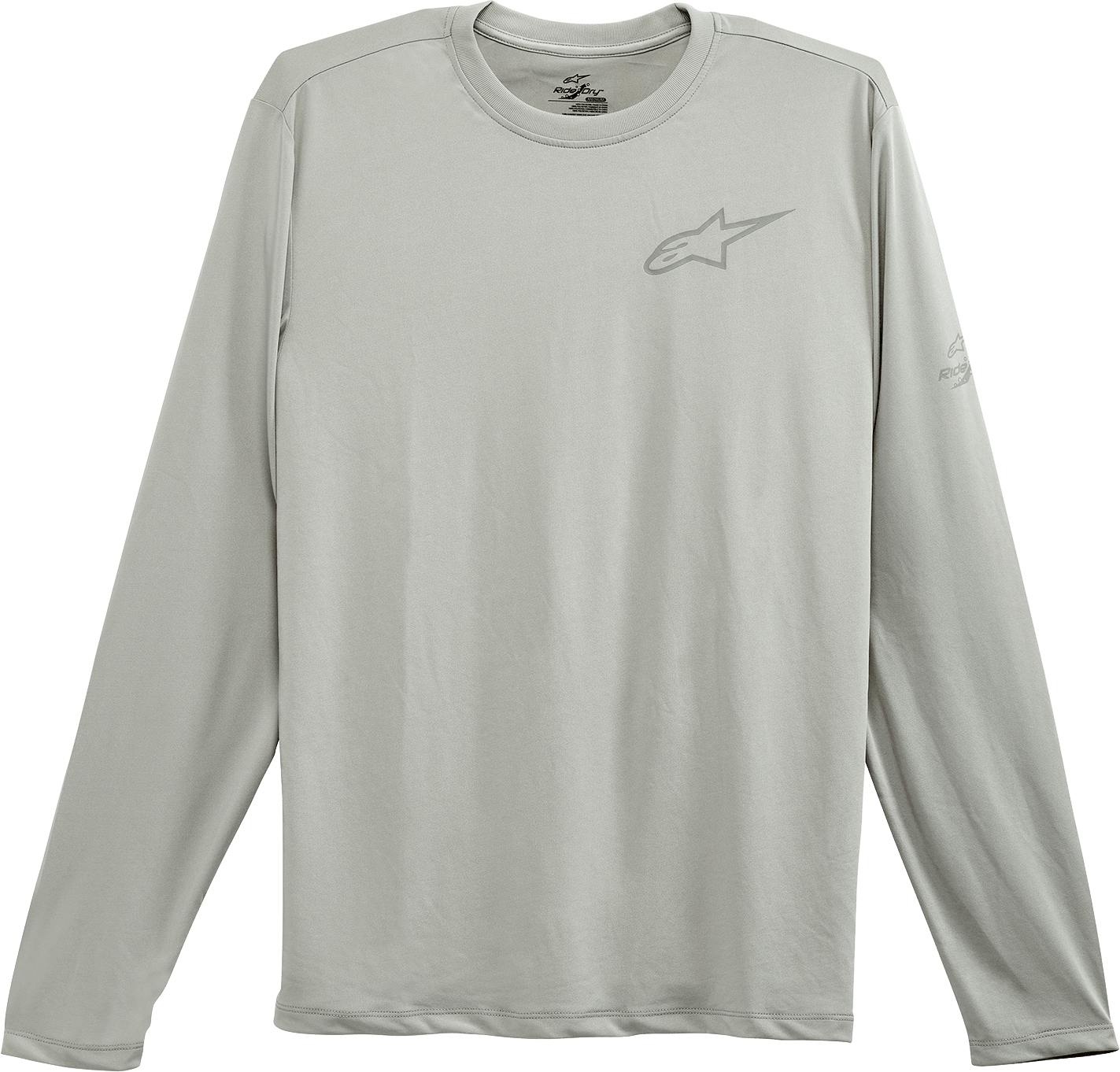 Alpinestars Pursue Performance Long-Sleeve T-Shirt - Silver - Medium (Part Number 1232-71000-19-M) - Kelly Motorsports