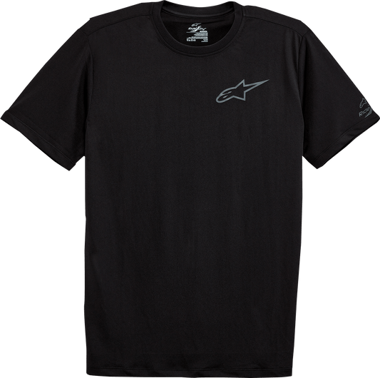Alpinestars Pursue Performance T-Shirt in Black – XL (Part No. 1232-72010-10XL) - Kelly Motorsports