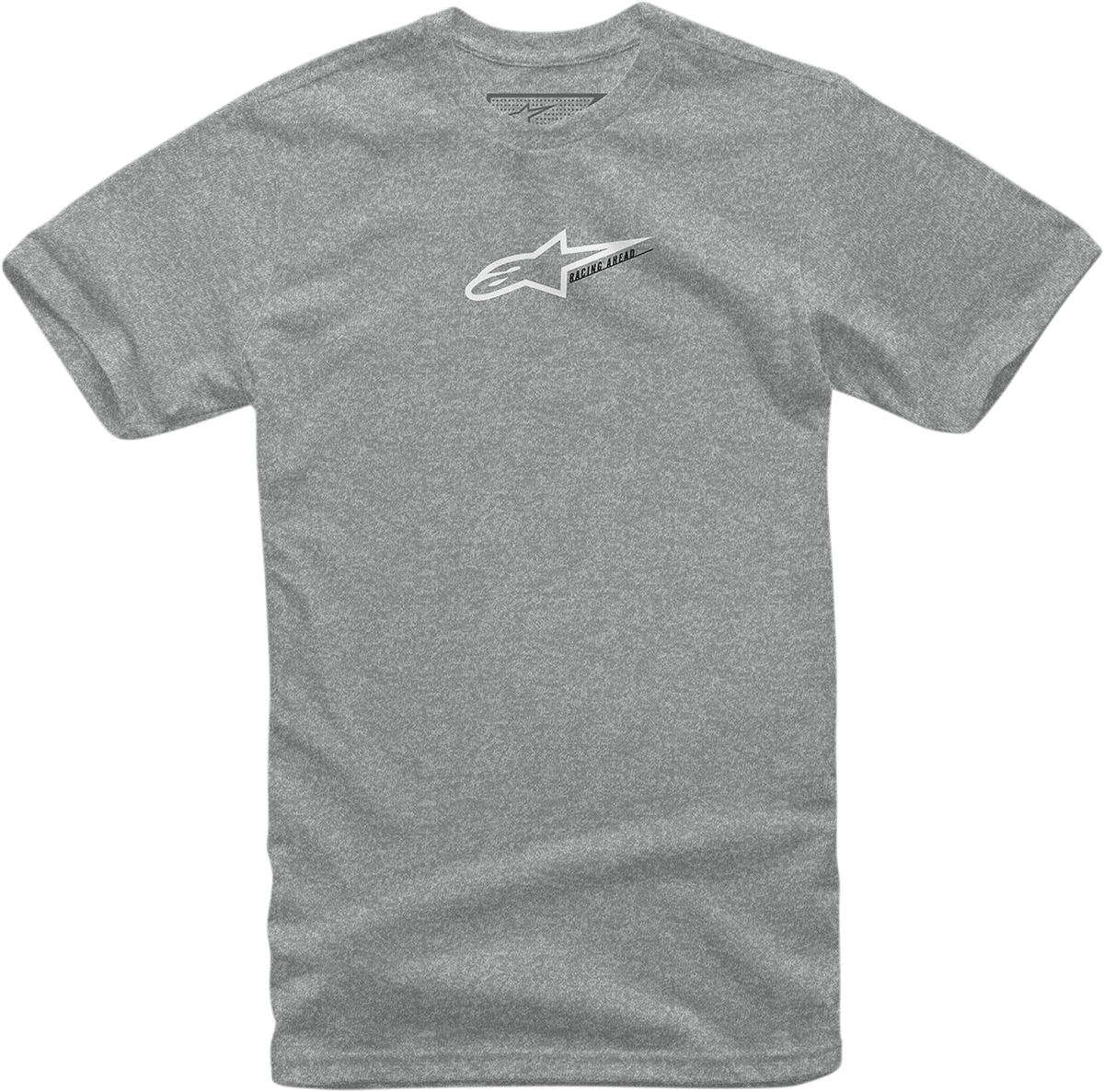 Alpinestars Race Mod T-Shirt Heather Gray/White XL - Comfortable Cotton Athletic Tee - Kelly Motorsports