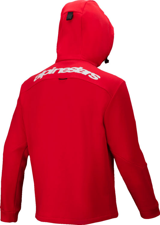 Alpinestars Racer MX Fleece Hoodie - Bright Red 2XL - Part Number 3800125-3010-2X - Kelly Motorsports