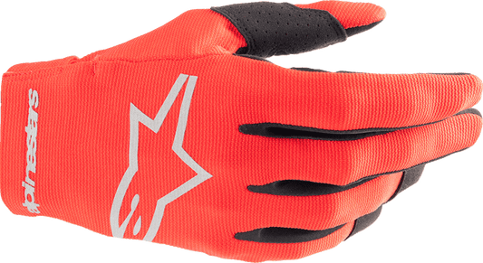 Alpinestars Radar Gloves - Mars Red and Silver, 2XL (Part 3561824-385-2X) - Kelly Motorsports