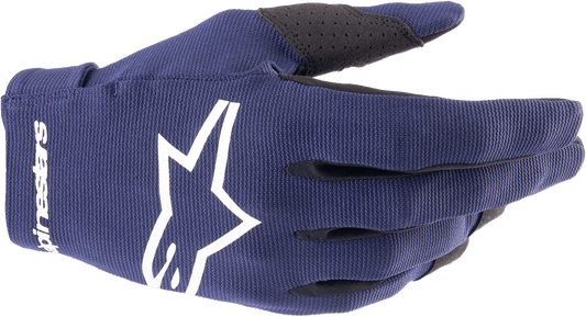 Alpinestars Radar Gloves - Night Navy/White, Small - Part Number 3561824-7120-S - Kelly Motorsports