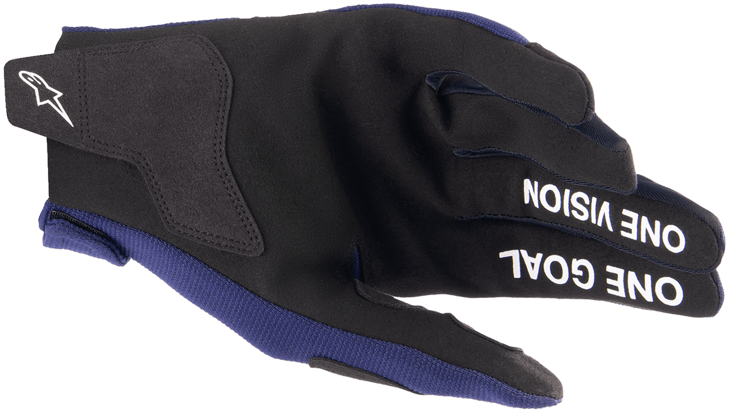 Alpinestars Radar Gloves - Night Navy/White, Small - Part Number 3561824-7120-S - Kelly Motorsports