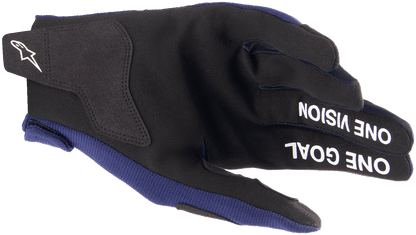 Alpinestars Radar Gloves - Night Navy/White, Small - Part Number 3561824-7120-S - Kelly Motorsports