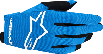Alpinestars Radar Gloves UCLA Blue/White 2XL – Lightweight Motorcycle Gloves with Touchscreen Compatibility - Kelly Motorsports