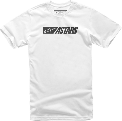 Alpinestars Reblaze White T-Shirt - XL, 100% Combed Ring Spun Cotton - Kelly Motorsports