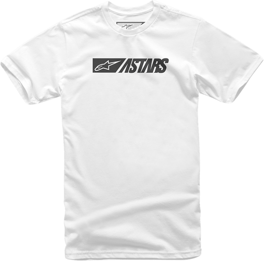 Alpinestars Reblaze White T-Shirt - XL, 100% Combed Ring Spun Cotton - Kelly Motorsports