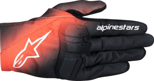 Alpinestars Reef V2 Gloves - Black, Fluo Red, White - Large (Part 3560825-1321-L) - Kelly Motorsports