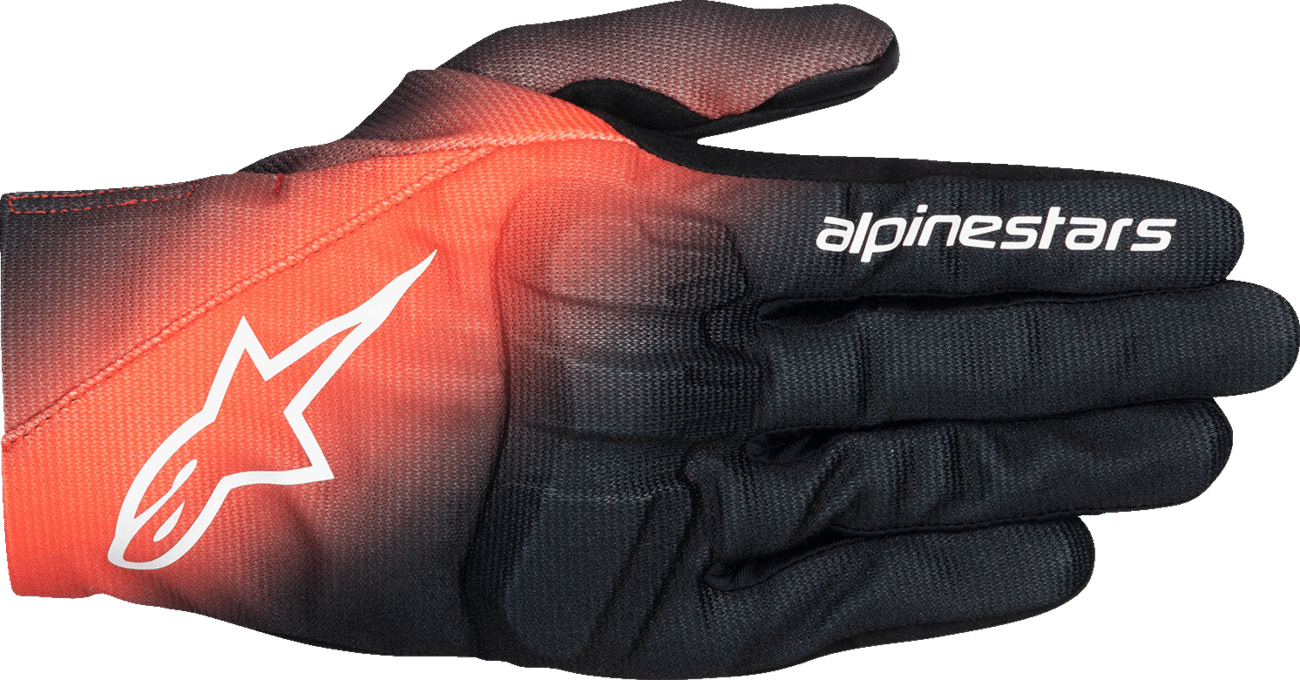 Alpinestars Reef V2 Gloves - Medium Black, Fluo Red & White - Part 3560825-1321-M - Kelly Motorsports
