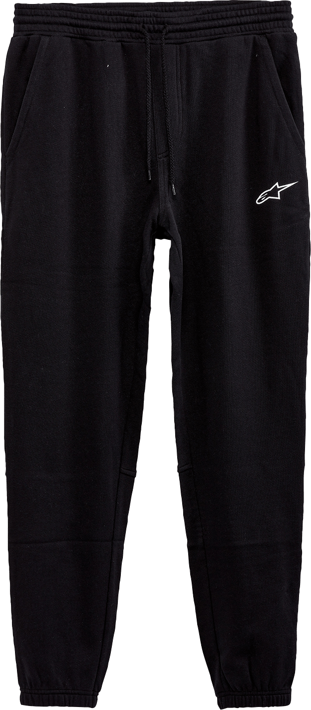 Alpinestars Rendition Pants Black XL - Comfortable Fleece Trainer with Elastic Waist and Pockets - Kelly Motorsports