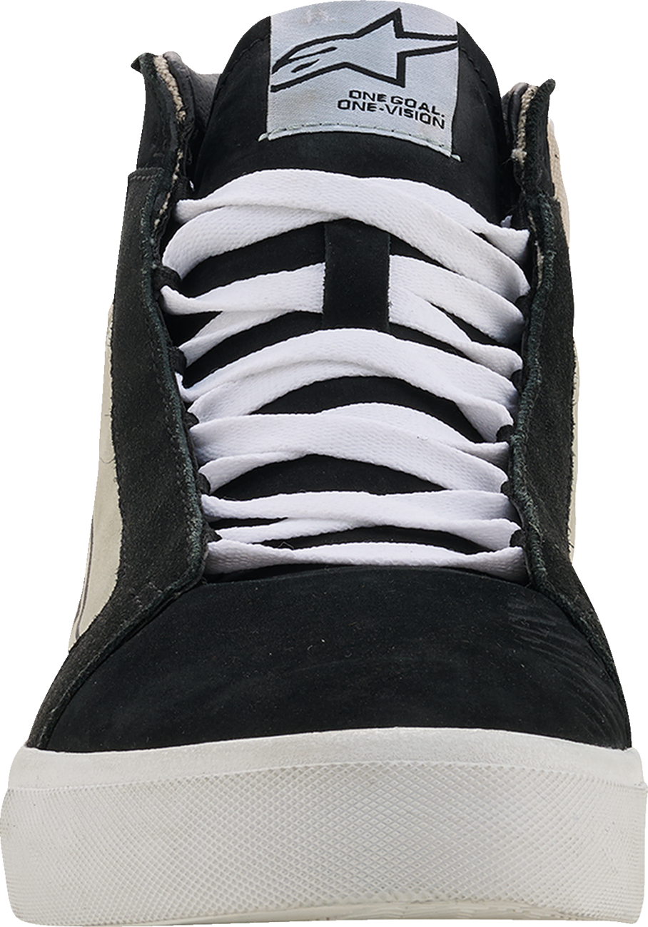 Alpinestars Ride - 63 Leather Shoes US 13 - Black, Cool Gray & White, Part 2540926 - 1471 - 13 - Kelly Motorsports