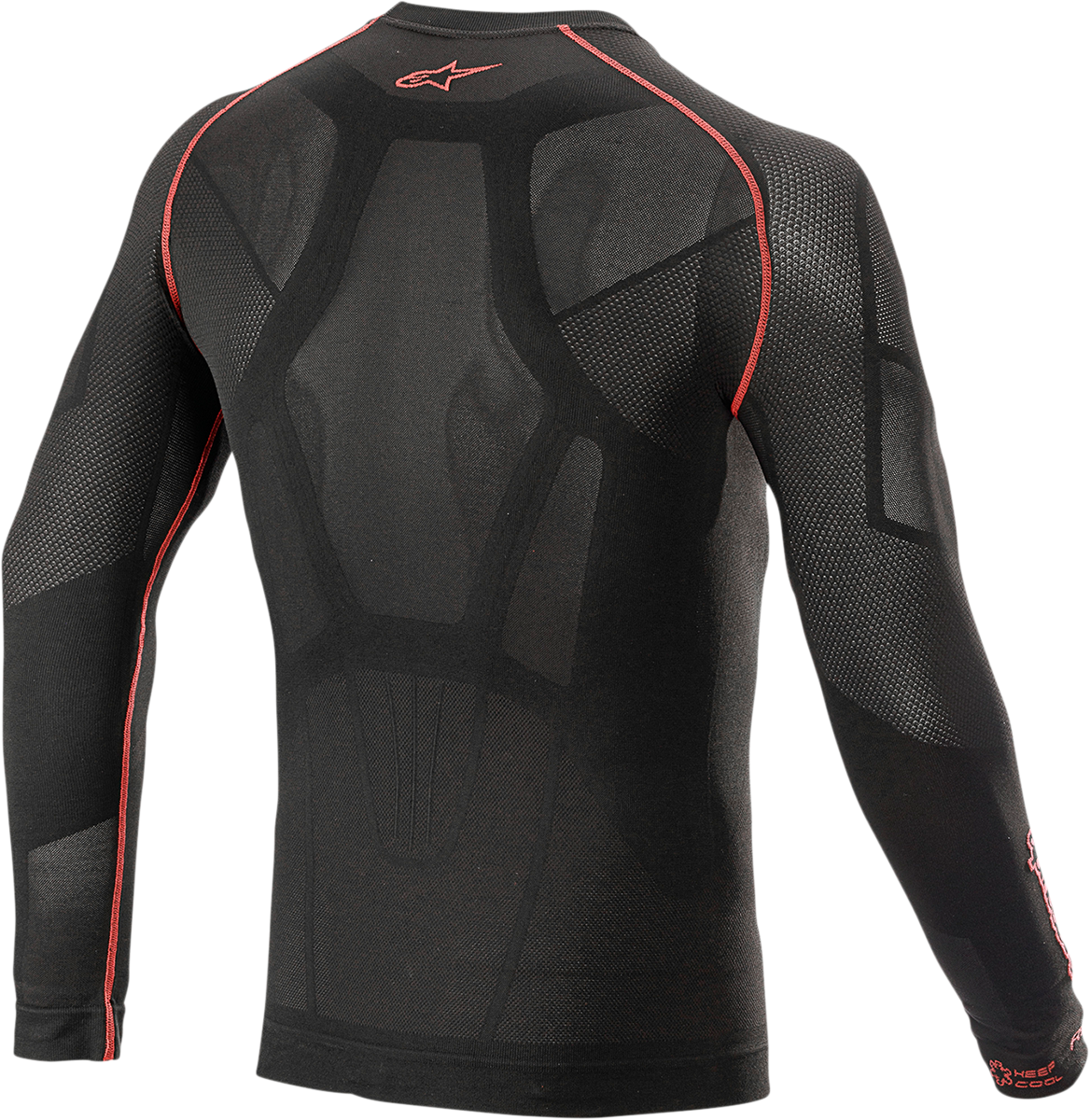Alpinestars Ride Tech v2 Summer Long Sleeve Underwear Top - Black, XS/S - Part 4752521 - 13 - XS/S - Kelly Motorsports
