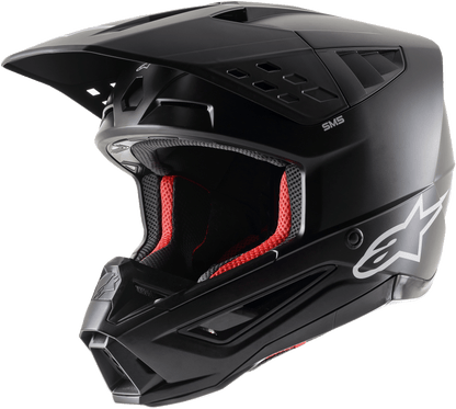 Alpinestars S-M5 Solid Helmet Black Matte 2XL 8303123-110 - Kelly Motorsports