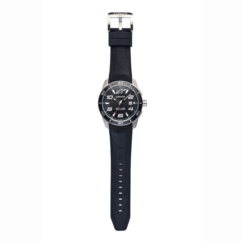 ALPINESTARS Satined Stainless - Steel Watch 1036 - 96007 with Myota 2315 Japanese Movement - Kelly Motorsports