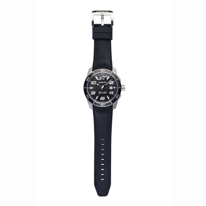ALPINESTARS Satined Stainless - Steel Watch 1036 - 96007 with Myota 2315 Japanese Movement - Kelly Motorsports