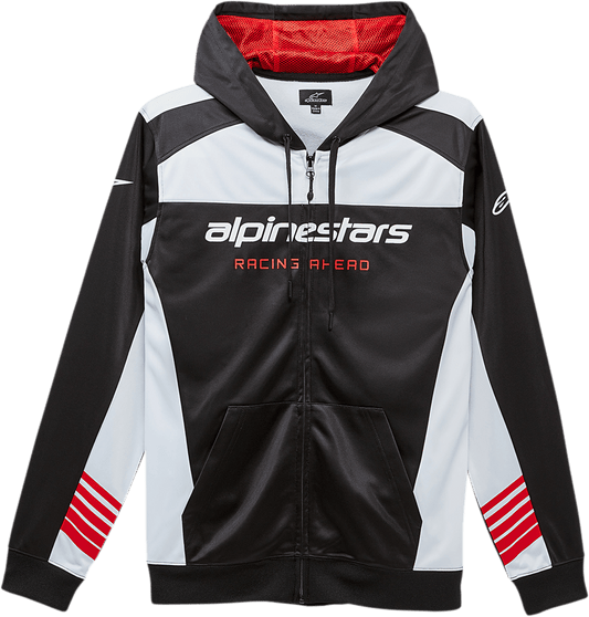 Alpinestars Sessions II Hoodie - Black/White, Medium, Part Number 1230531001020M - Kelly Motorsports