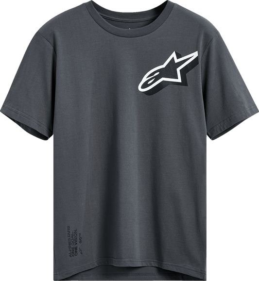 Alpinestars Shaded CSF T-Shirt - Charcoal Large (Part Number 1235-72320-18-L) - Kelly Motorsports