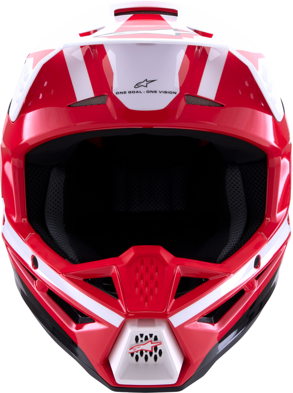 Alpinestars SM3 Helmet Heat - Gloss Red, White & Black Medium (Part 8301026 - 3126 - M) - Kelly Motorsports