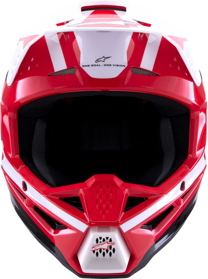 Alpinestars SM3 Helmet Heat - Gloss Red, White & Black Medium (Part 8301026 - 3126 - M) - Kelly Motorsports