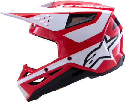 Alpinestars SM3 Helmet Heat - Gloss Red, White & Black Medium (Part 8301026 - 3126 - M) - Kelly Motorsports