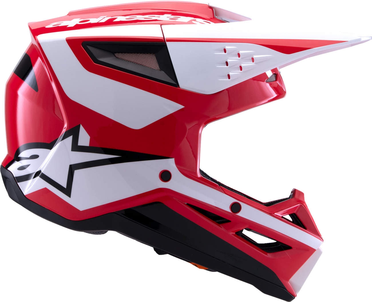 Alpinestars SM3 Helmet Heat - Gloss Red, White & Black Medium (Part 8301026 - 3126 - M) - Kelly Motorsports