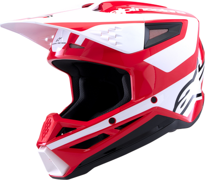 Alpinestars SM3 Helmet Heat - Gloss Red, White & Black Medium (Part 8301026 - 3126 - M) - Kelly Motorsports