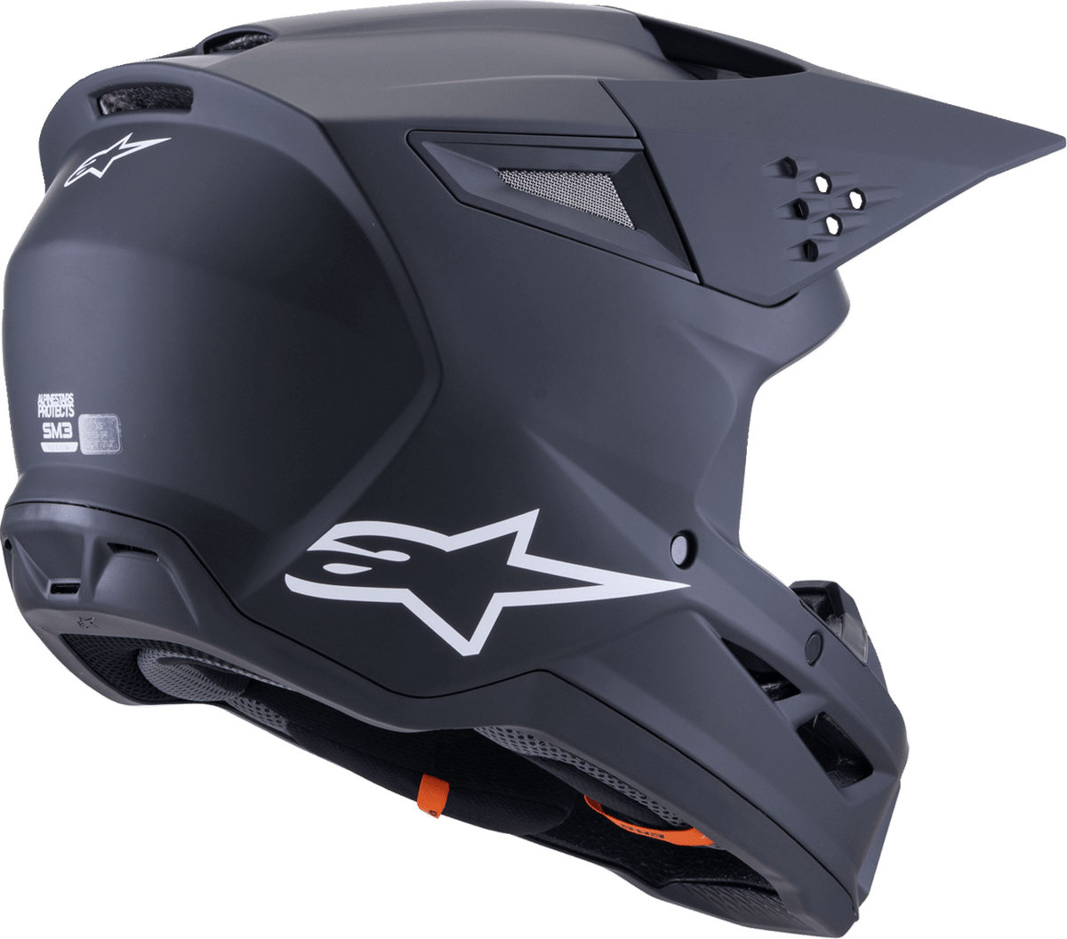 ALPINESTARS SM3 Helmet - Solid Matte Black 8300326-110 - Kelly Motorsports