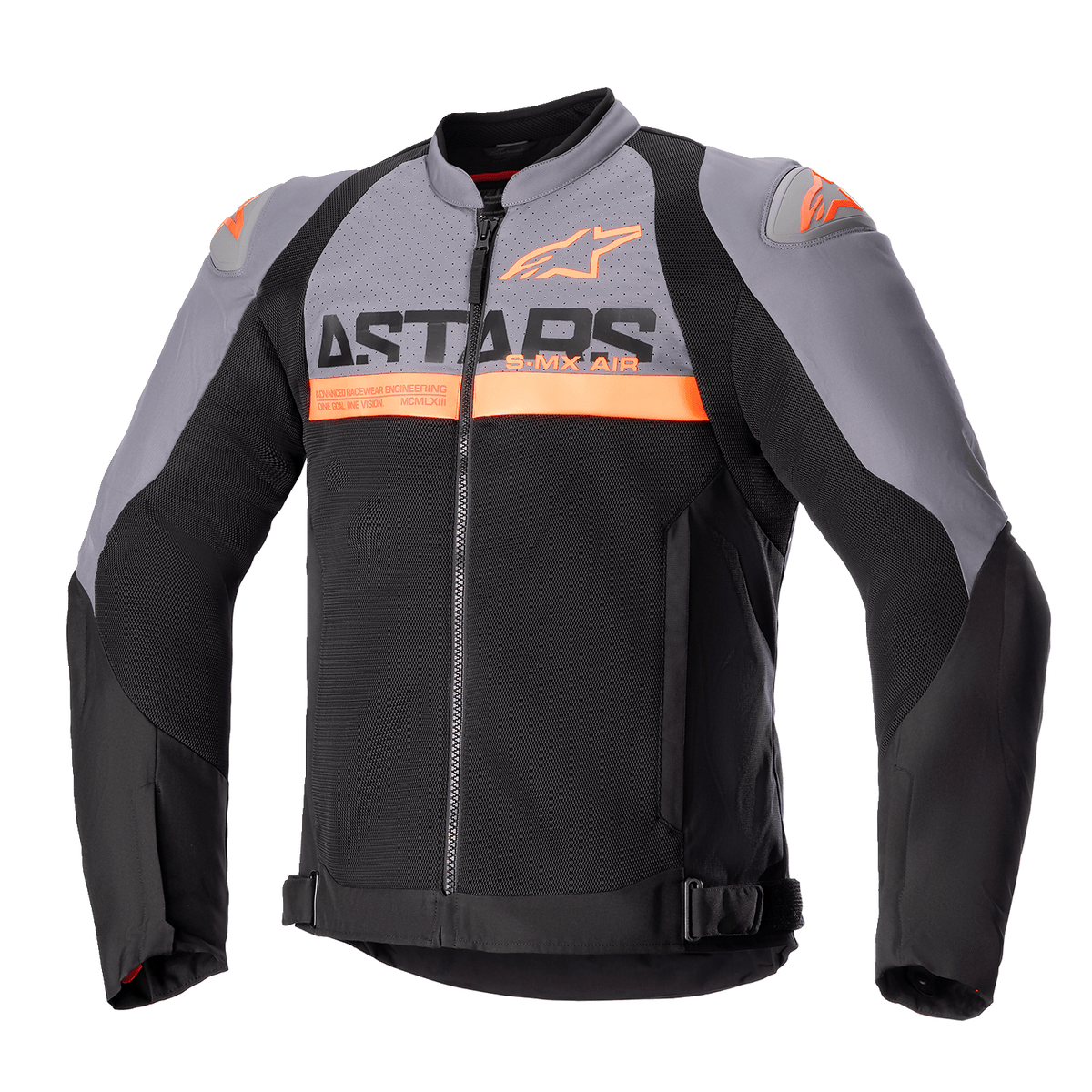 ALPINESTARS SMX Air Jacket - Dark Gray/Black/Orange Fluo - 2XL 3306523-914-2XL - Kelly Motorsports