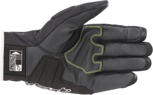 Alpinestars SMX Z Drystar® Waterproof Gloves - Large, Black/White/Fluo Red - Kelly Motorsports