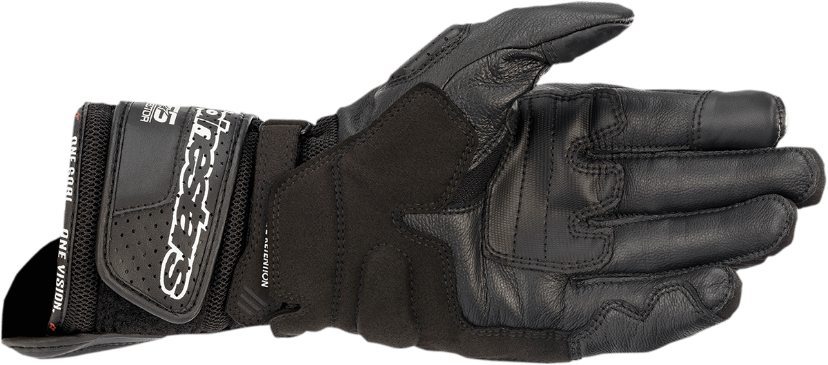 Alpinestars SP-8 V3 Air Gloves - Black, Large - Durable Motorcycle Riding Gloves with Breathable Design - Kelly Motorsports